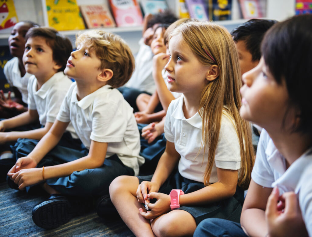 Students listening